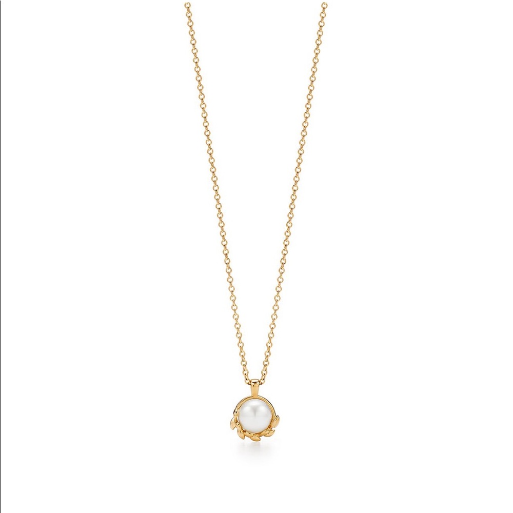 Tiffany & CO olive leaf pendant